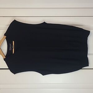 Faconnable Vest V Neck 100% Merino Wool Italian Black Men’s XL